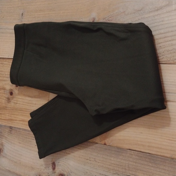 Talbots Dark Army Green Stretch Knit Skinny Ankle Pants Size 8p NEW - Picture 13 of 13